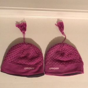 Spyder knit hat.